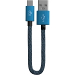 EGO USB-A to Type-C 充電線 (藍色) (30cm)