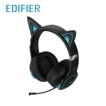 Edifier G5BT CAT 萌貓版 頭戴式電競耳機 (曜夜黑)