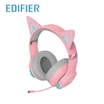 Edifier G5BT CAT 萌貓版 頭戴式電競耳機 (鉑金粉)