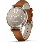 Garmin 010-02839-60 Lily 2 Classic Tan Leather Band (Cream Gold with Tan)
