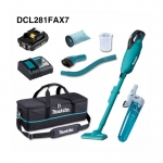 Makita DCL281FAX7 充電膠囊式吸塵機套裝 (藍色)