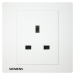 Siemens 5UB13113PC01 13A 1 Gang Un Switched Socket (BS1363) (white)