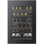 V-Zug WC4T-51102-LH 38瓶 WineCooler V4000 90 嵌入式雙溫區紅酒櫃 (黑鏡面玻璃) (左門鉸)