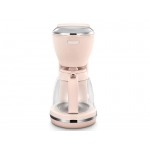 DeLonghi ICMX210.PK 1000W Argento Flora Series Drip Coffee Maker (Pink)