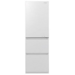 Panasonic NR-C370GH-W3 303L ECONAVI 3-door Refrigerator (Snow White)