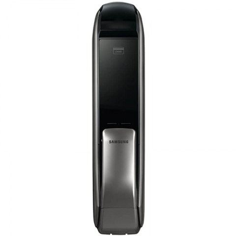 【Discontinued】Samsung SAM-SHPDP727AKEN Bluetooth/ Password/ RF-Card Smart Doorlock (Silver)