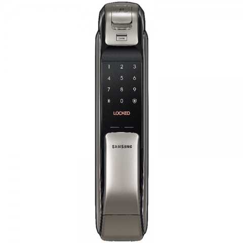 【Discontinued】Samsung SAM-SHPDP728AKEN Bluetooth/ Fringerprint/ Password/ RF-Card Smart Doorlock (Black Silver)
