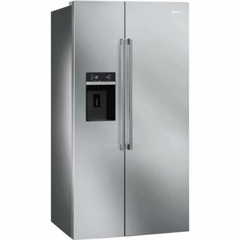 Smeg SBS63XED 544l Freestanding Side-by-Side Refrigerator