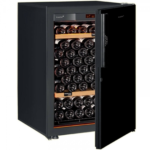 【Discontinued】EuroCave V-REVEL-S Single Temperature Zone Wine Cooler (92/bottles) (Black Piano Door)