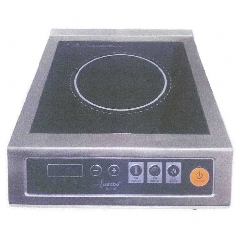 Austbo AT-3600W 33cm 3600W Induction Hob [No power plug, convenient to pin the cable]