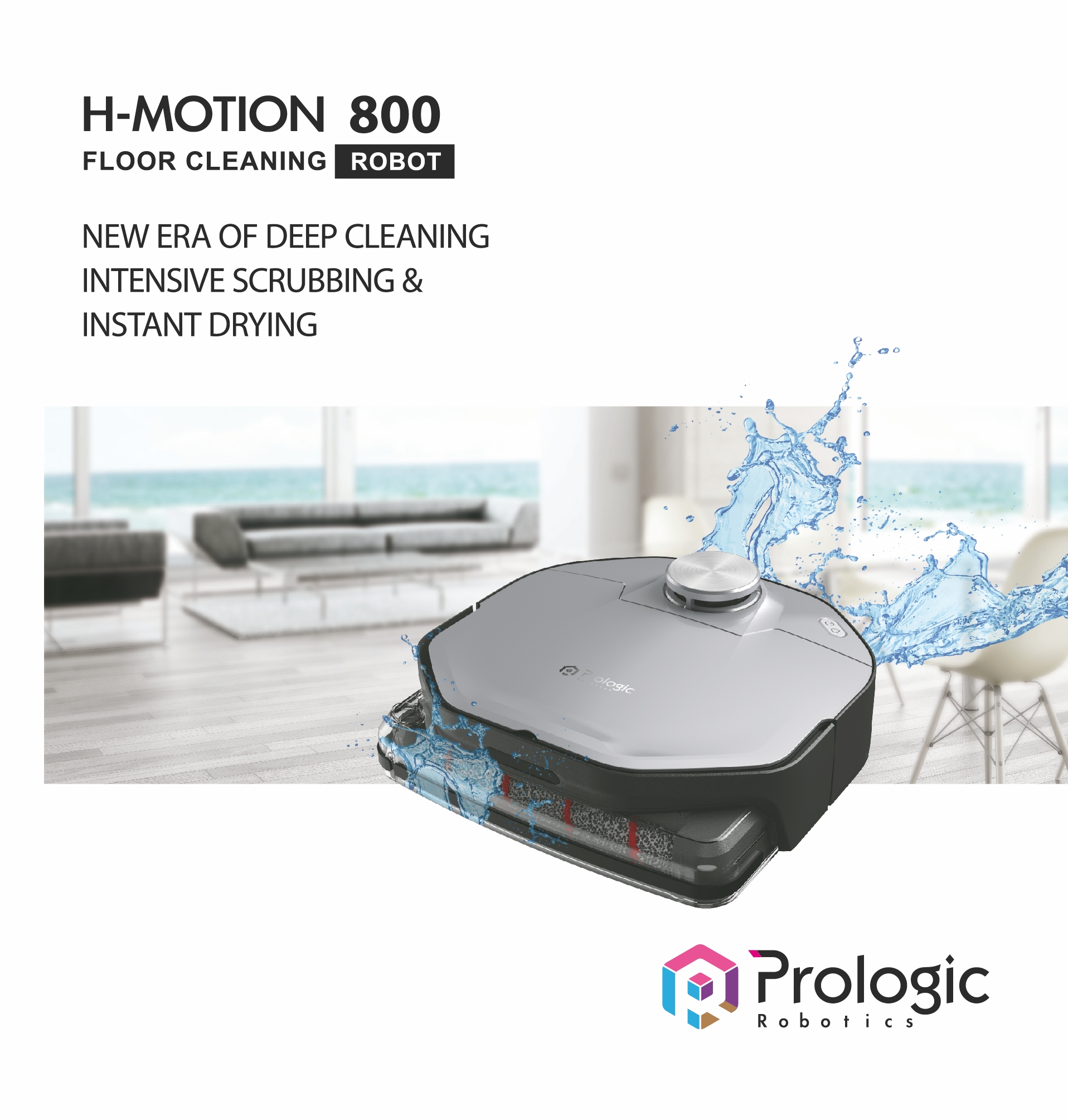 Prologic Robotics H-MOTION H800 Floor Scrubbing Robot