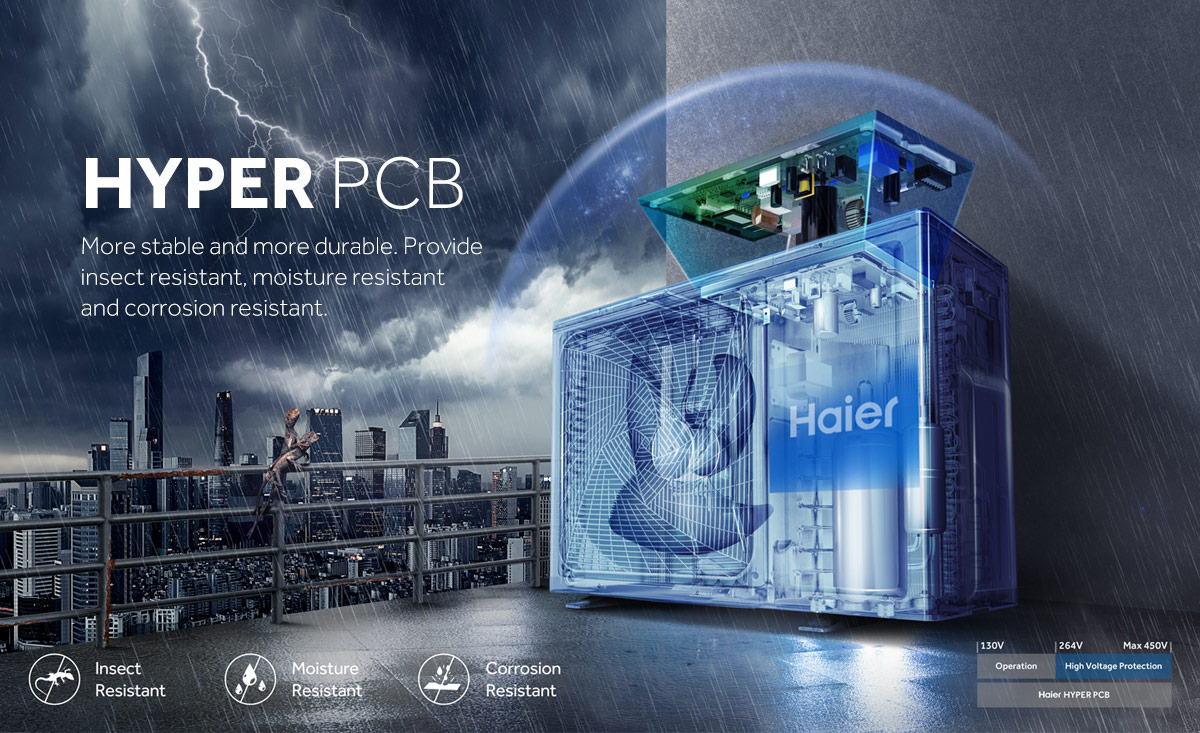 Haier 海爾 HSU-10VTK21 1.0匹 R32 變頻淨冷 掛牆分體式冷氣機