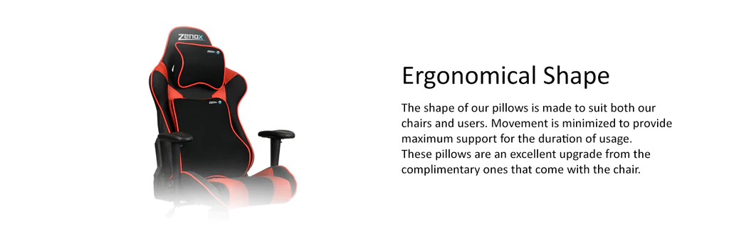 Zenox 記憶棉枕套裝V2 (紅色) (Z-0668-R)
