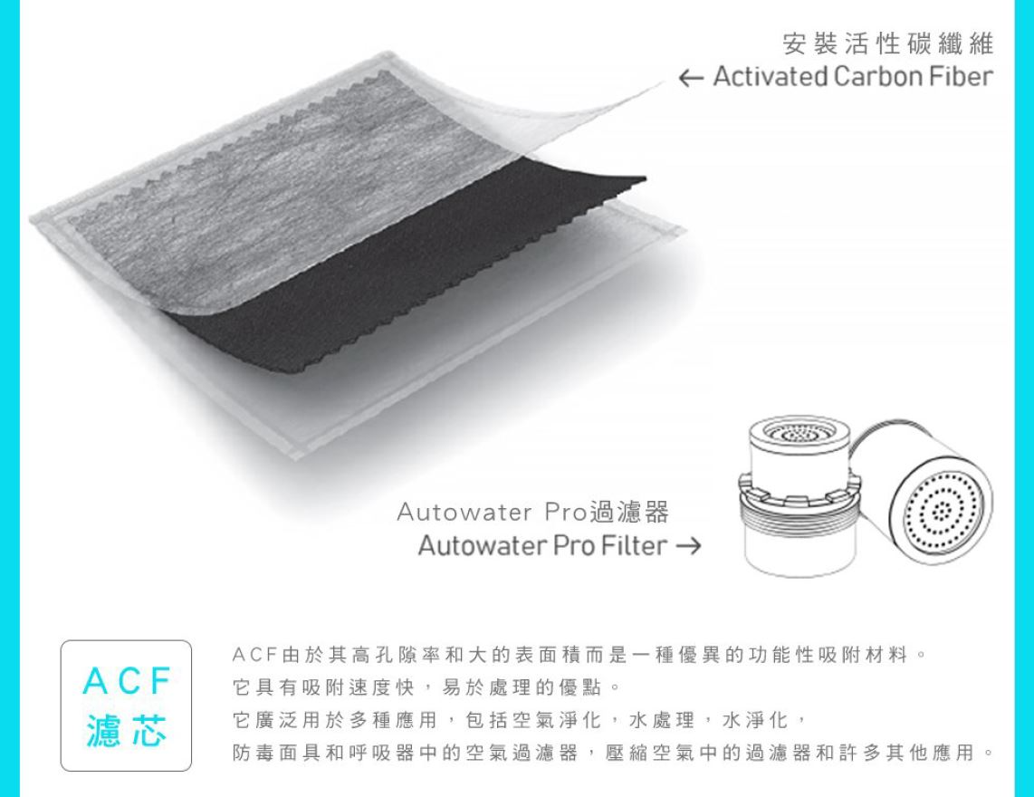 Techo Autowater Pro 智能感應活性碳過濾水龍頭 (浴室版)
