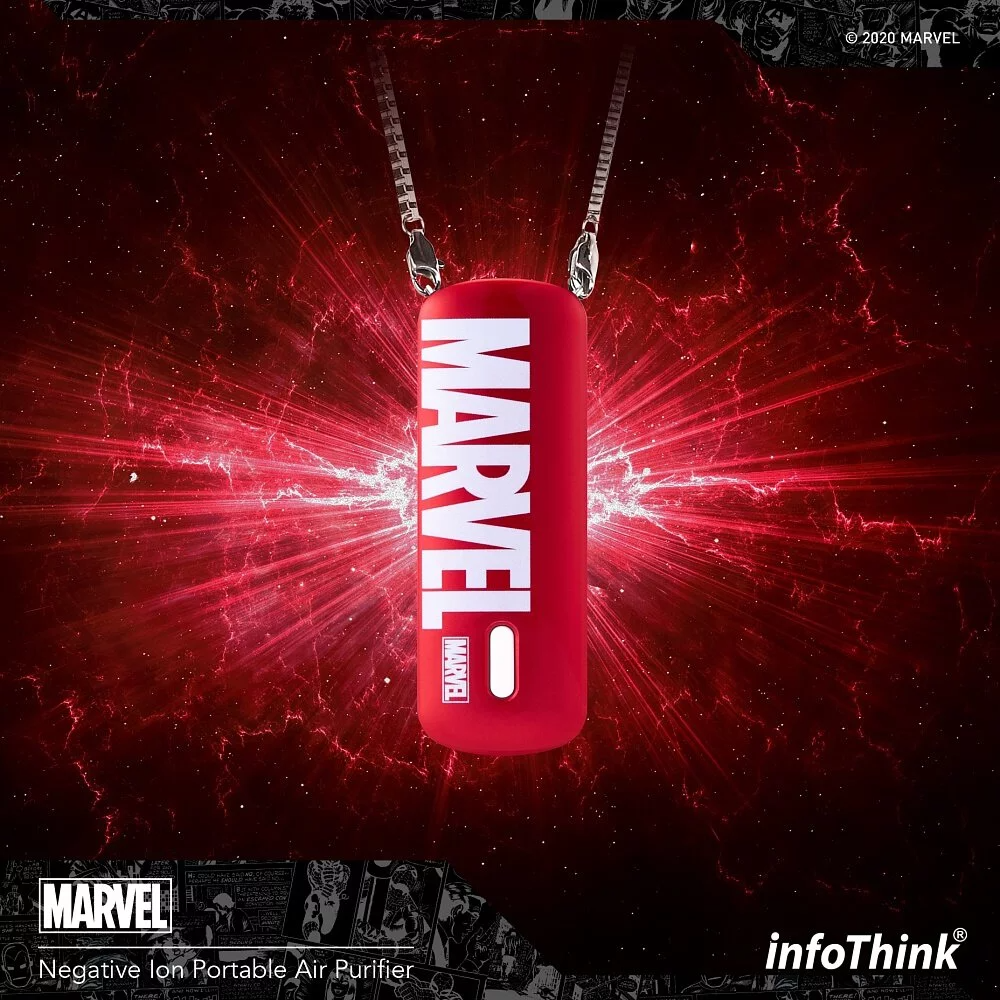 infoThink iAnion-100-MV 隨身項鍊負離子空氣清淨機 (Marvel)
