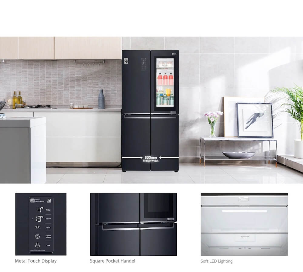 【Discontinued】LG F529MC76 458L InstaView Door-in-Door Refrigerator (Discontinued)