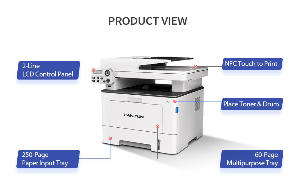 Pantum BM5100ADW Monochrome Laser Printer