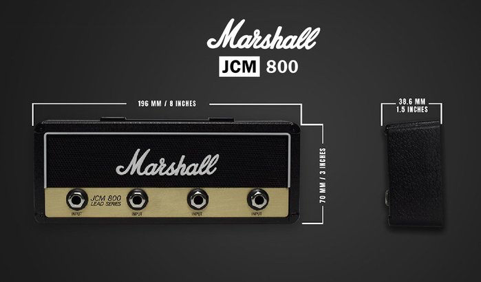 【已停產】Marshall JCM800 Standard 仿真經典音箱造型 掛牆鑰匙座/鎖匙插