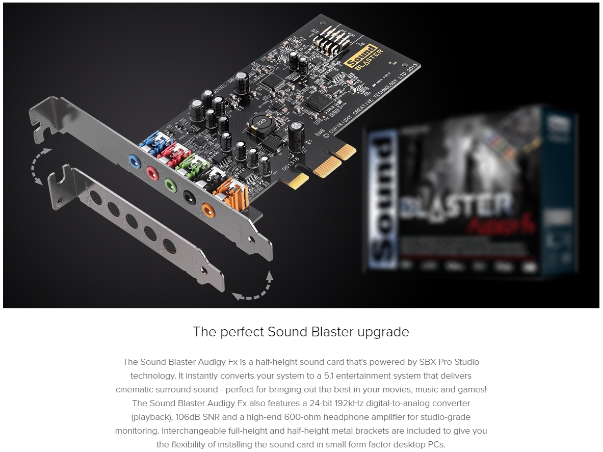 Creative Sound Blaster Audigy FX 音效卡